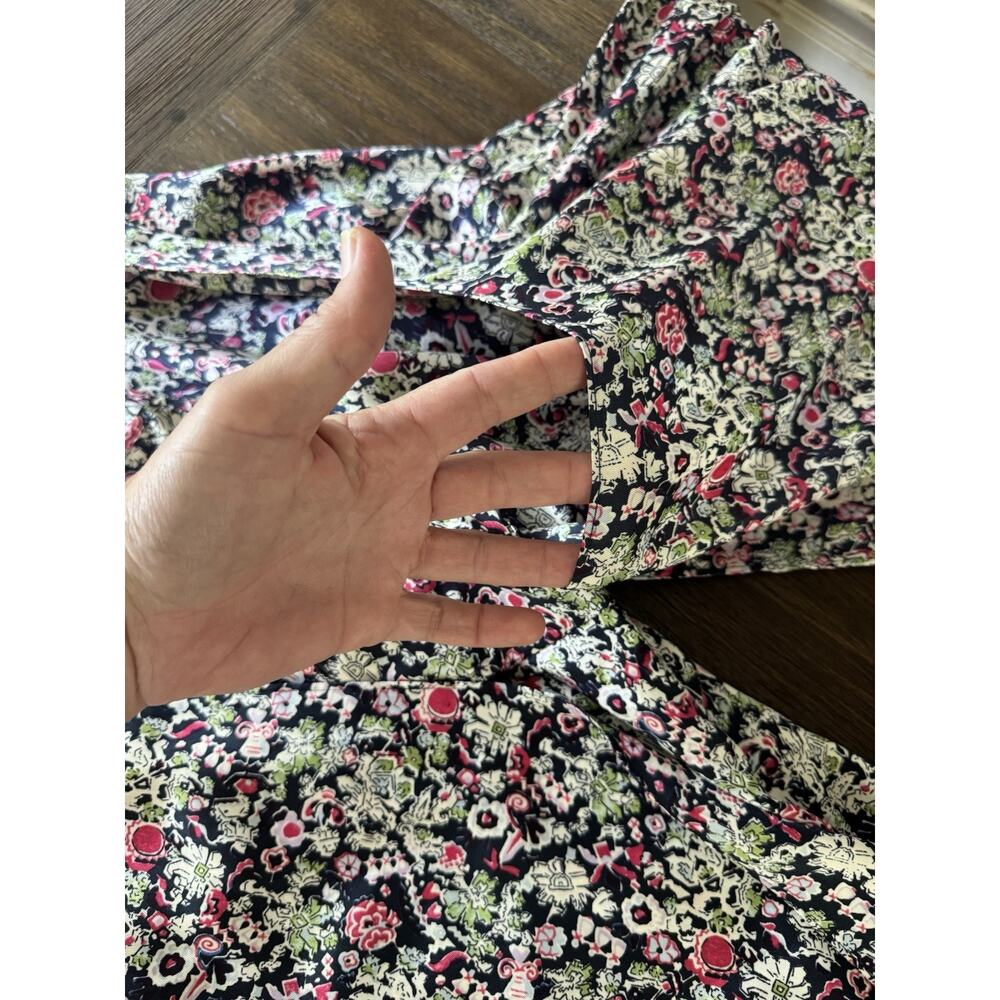 Cinq à Sept Midi Dress Womens 14 Floral Dainty Cocktail Elegant Feminine Multi - Picture 9 of 16